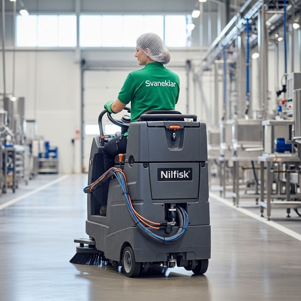 Professionel industrirengøring med specialudstyr
